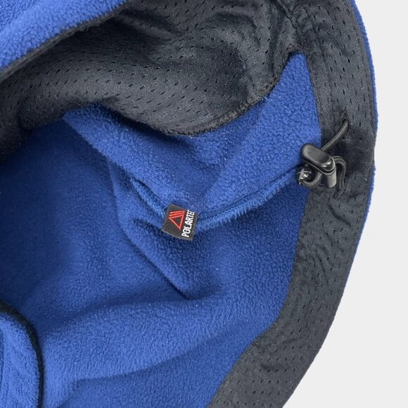 L.L. Bean Polartec Blue 1/4 Zip Fleece Pullover Sweater Jacket Men's Medium M - Picture 6 of 9